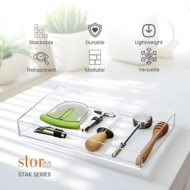 Modular Storage Organiser – Stackable Acrylic Design-2