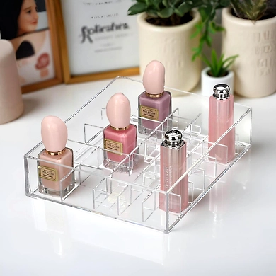 Stackable Storage Organiser – Clear Acrylic Modular Design-111263