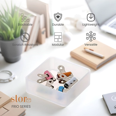 Minimalist Desk Organizer – Multi-Purpose Storage Box-2