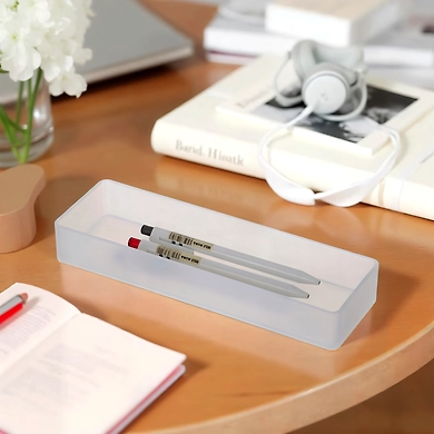 Minimalist Gel Pens with Frosted Organizer Tray-111269