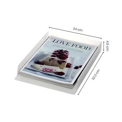 Acrylic Magazine &amp; Paper Tray-1