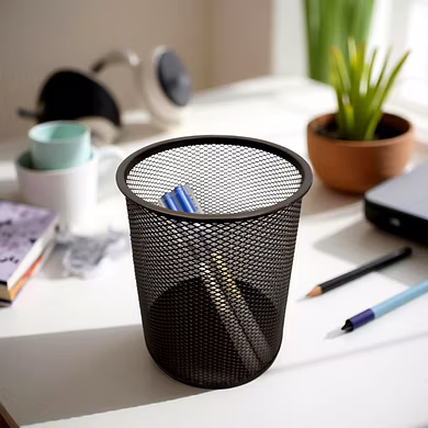 Mesh Desk Organizer Pen Holder-GRAY-2