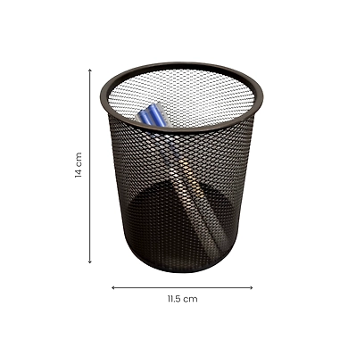 Mesh Desk Organizer Pen Holder-GRAY-1