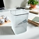 Tall Rectangular Mesh Desk Organizer Pen Holder-111282-sm