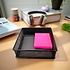 Mesh Desk Organizer Tray - Square Storage Basket-WHITE-2-sm