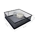 Mesh Desk Organizer Tray - Square Storage Basket-WHITE-3-sm