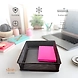 Mesh Desk Organizer Tray - Square Storage Basket-WHITE-4-sm