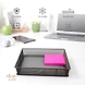 Rectangular Mesh Desk Organizer Tray - Office Storage Basket-GRAY-3-sm