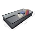 Large Rectangular Mesh Desk Organizer Tray - Metal Storage Basket-GRAY-2-sm