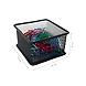 Mini Mesh Desk Organizer Bin - Metal Storage Basket-GRAY-2-sm