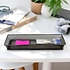 Extra-Long Mesh Desk Organizer Tray-GRAY-1-sm