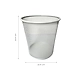 Mesh Wastebasket Trash Bin-WHITE-1-sm