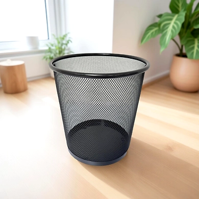 Mesh Wastebasket Trash Bin-111351