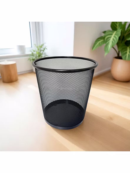 Mesh Wastebasket Trash Bin-111351