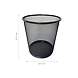Mesh Wastebasket Trash Bin-GRAY-1-sm