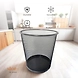 Modern Mesh Office Wastebasket-GRAY-2-sm