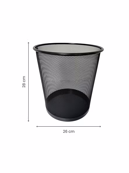 Modern Mesh Office Wastebasket-GRAY