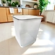 Sleek Square Mesh Wastebasket-WHITE-1-sm
