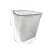 Sleek Square Mesh Wastebasket-WHITE-2-sm