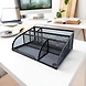 Mesh Desk Organizer with Multiple Compartments-GRAY-1-sm