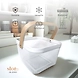 Square Metal Mesh Basket with Dual Wooden Handles-WHITE-3-sm