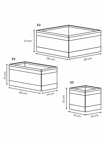 Foldable Fabric Storage Bins -2