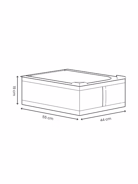Foldable Fabric Storage Box with Lid 