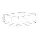 Premium Foldable Storage Box with Lid – White Fabric Organizer-3-sm