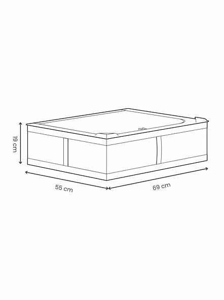 Premium Foldable Storage Box with Lid -3