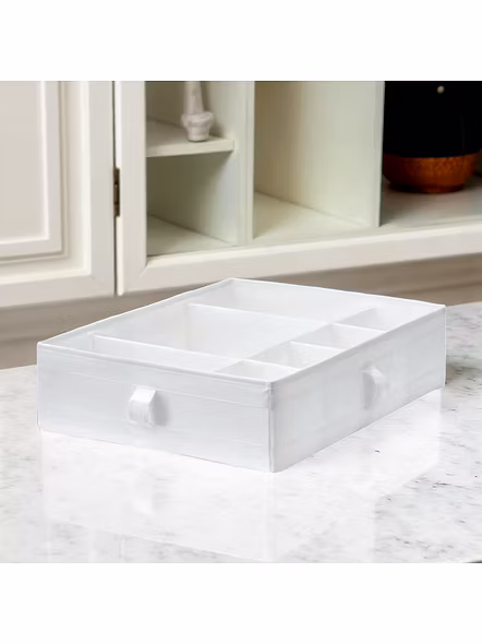 Foldable Fabric Drawer Organizer with Compartments 