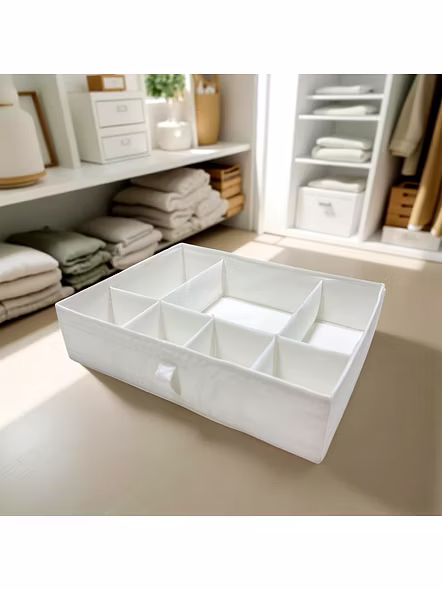 Foldable Fabric Drawer Organizer with Compartments 