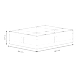 Foldable Fabric Drawer Organizer with Compartments – White-3-sm
