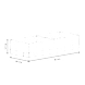 Slim Fabric Storage Organizer with Dual Compartments – White-3-sm