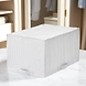 Foldable Grid Fabric Storage Box with Handle – White Checkered-111377-sm