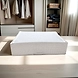 Slim Grid Fabric Storage Box with Zipper Closure – Light Checkered-111379-sm