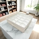 Square Fabric Drawer Organizer with 16 Compartments – White Storage Box-111383-sm
