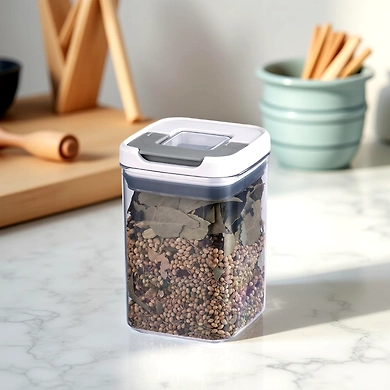 Tall Airtight Food Storage Container – 800ML with Locking Lid-111385