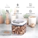 Square Airtight Food Storage Container – 1000ML Clear Pantry Organizer-5-sm