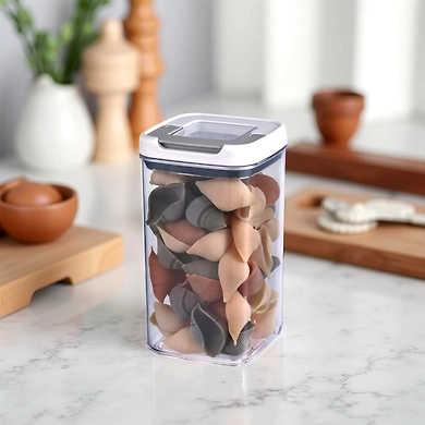 Tall Airtight Food Storage Container – 2400ML Clear Pantry Organizer-111389