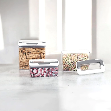 Large Airtight Snack Storage Container – 2700ML Clear Kitchen Organizer-2