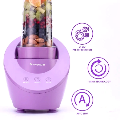 Wonderchef Magneto Blender – Purple (600ml)-3