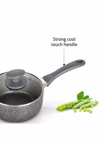 Alda Marbello Non-Stick Sauce Pan with Lid-14CM-2