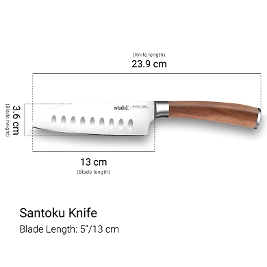 Stahl Talon Series Santoku Knife – 13cm Multipurpose Japanese-Style Knife-2