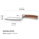 Stahl Talon Series Santoku Knife – 13cm Multipurpose Japanese-Style Knife-2-sm