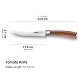 Stahl Talon Series Tomato Knife – 13cm Serrated Precision Cutting Knife-3-sm
