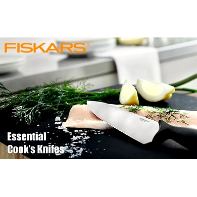 FISKARS Essential Chef’s Knife – Stainless Steel Blade with Ergonomic Handle-1