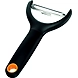 FISKARS Premium Y-Shaped Peeler – SoftGrip Handle with Stainless Steel Blade and Orange Loop-77531-sm