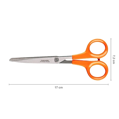 Fiskars Classic Stainless Steel Scissors with Orange Handle – 8 Inch-2