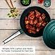 Westinghouse Cast Aluminium Wok Pan with Lid – 28cm, Non-Stick, Induction Base (Forest Green)-3-sm