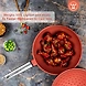 Westinghouse Cast Aluminium Wok Pan with Lid – 28cm, Non-Stick, Induction Base (Terracotta Orange)-3-sm